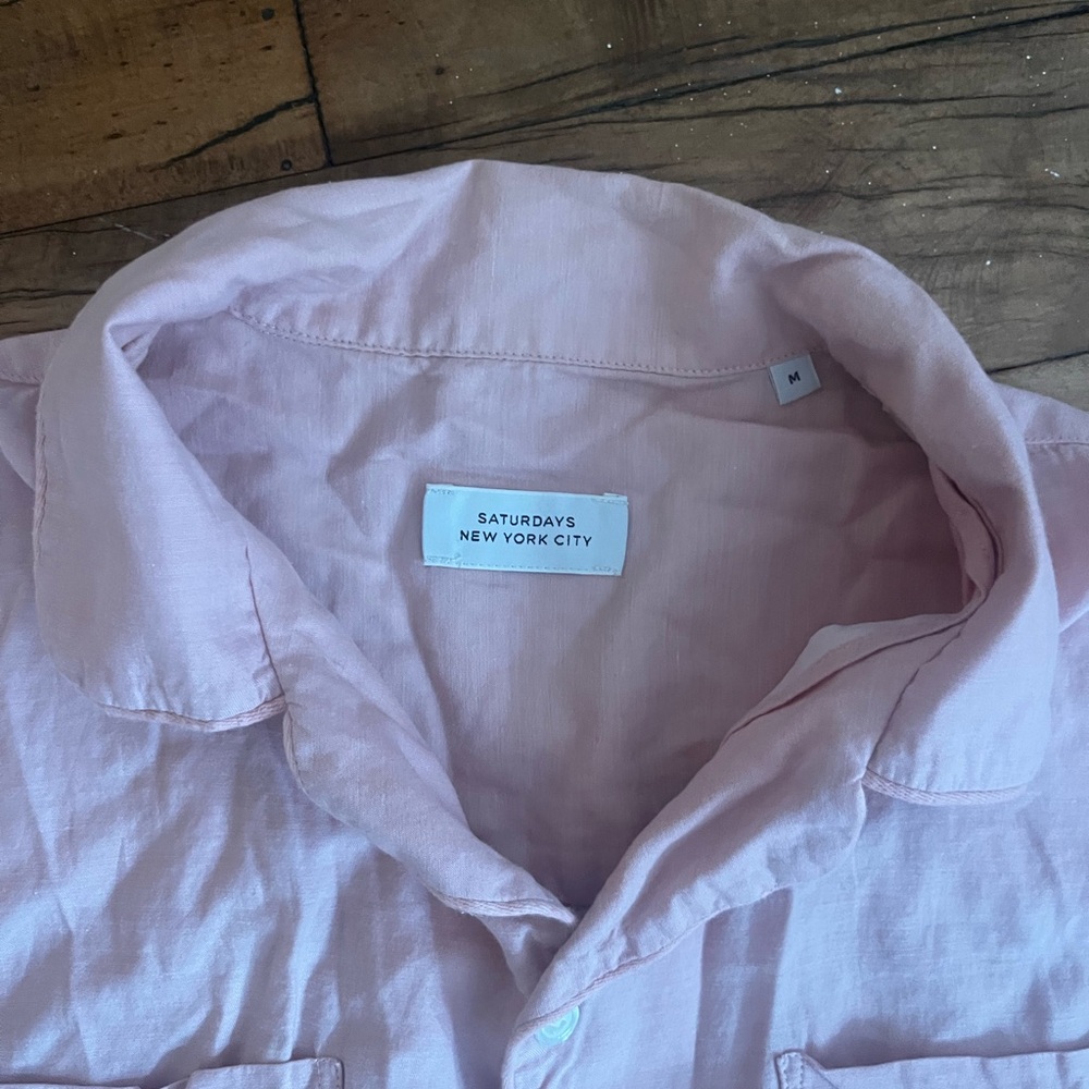 Saturdays NYC button down short sleeve